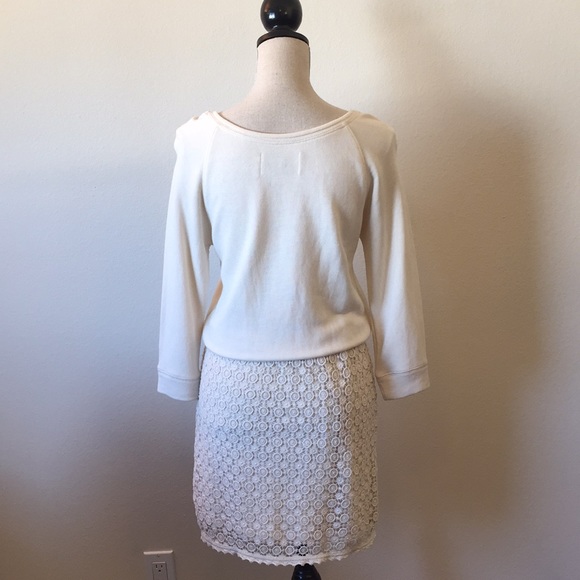 Sweater Lace Dress Anthropologie - Picture 6 of 7